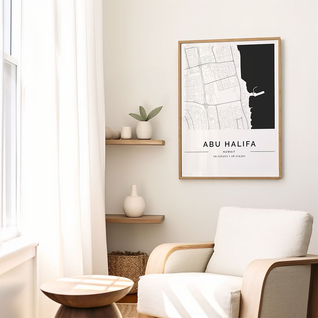 Abu Halifa City Map