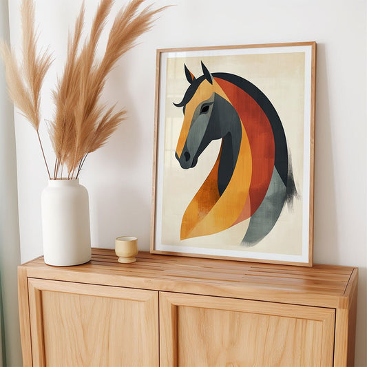 Arabian Horse Abstract