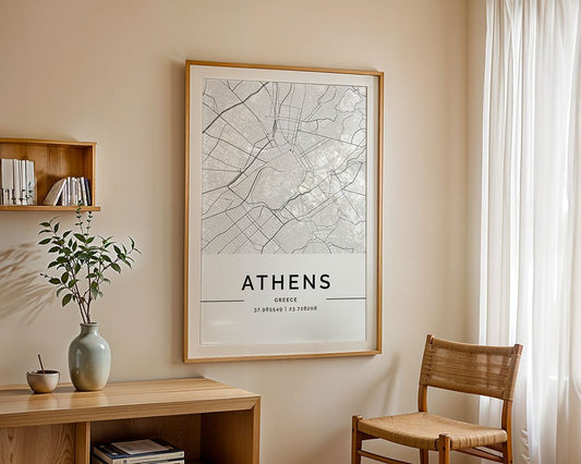 Athens City Map
