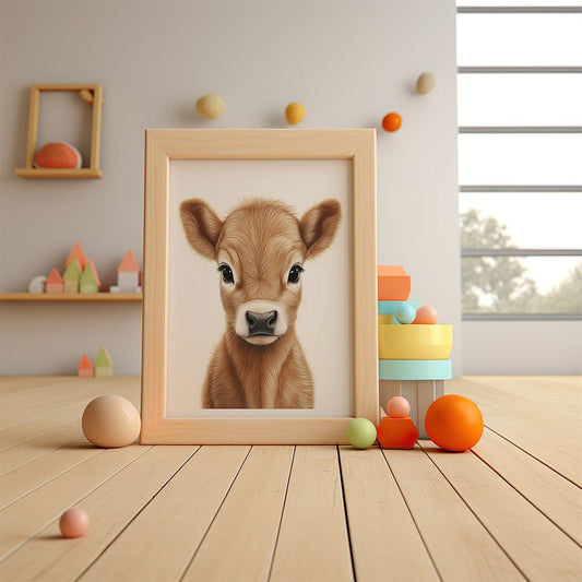 Baby Calf Wall Art