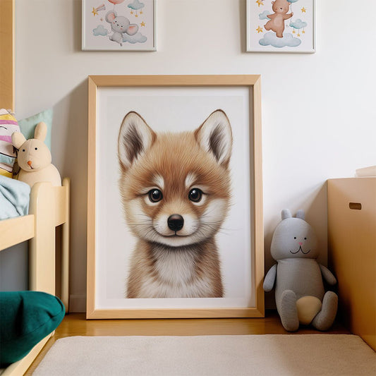 Baby Fox Wall Art
