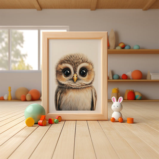 Baby Owl Wall Art