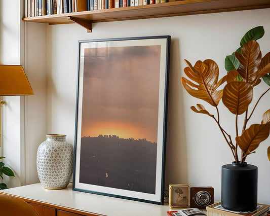 Beirut Sunset Skyline