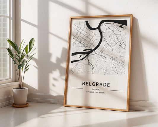 Belgrade City Map