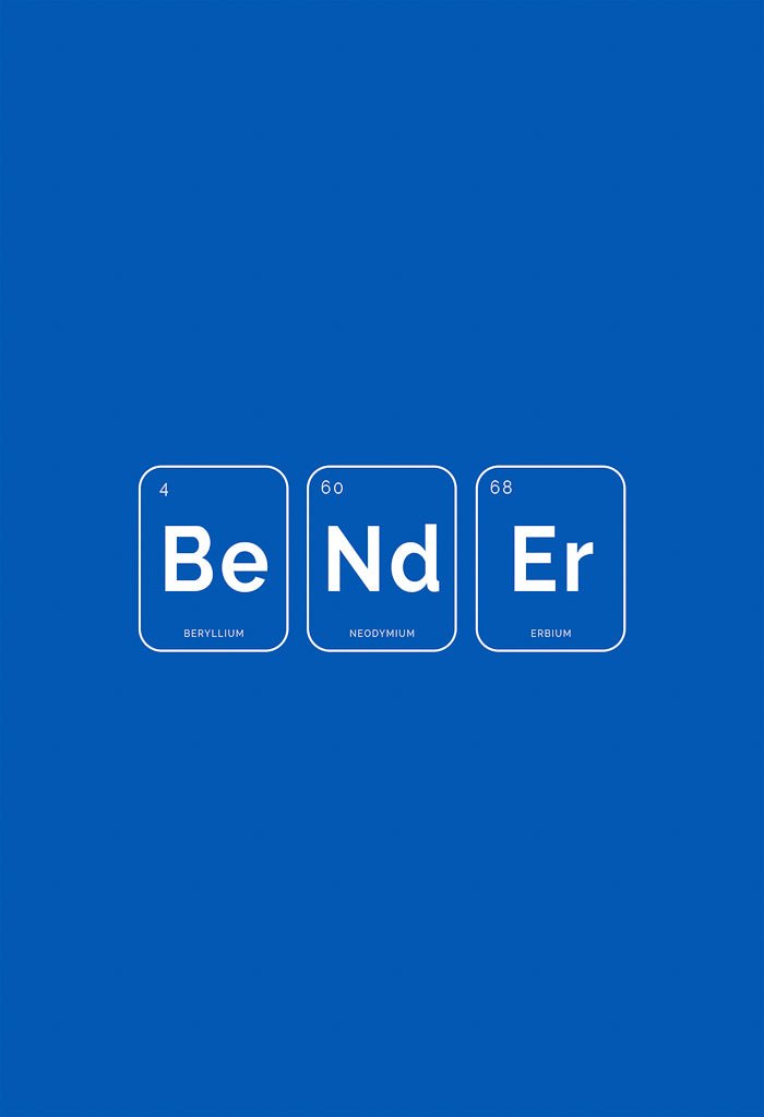 BENDER – Periodic Table Wall Art