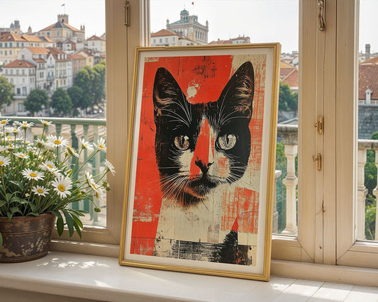 Bold Cat Pop Art