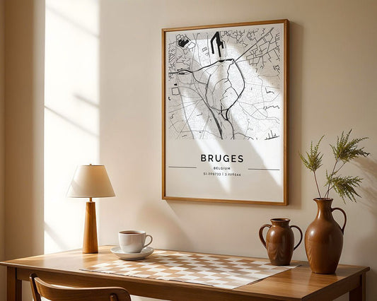 Bruges City Map