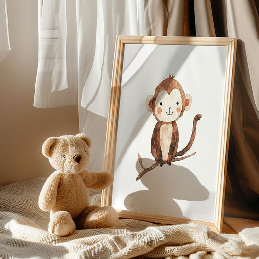 Cheeky Monkey on a Branch