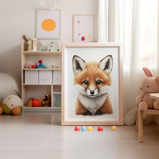 Clever Cub Fox Wall Art