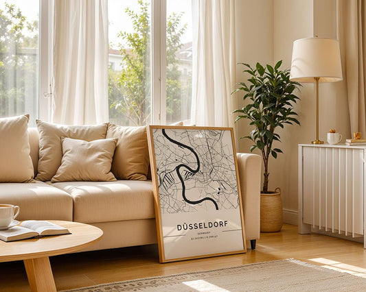 Düsseldorf City Map