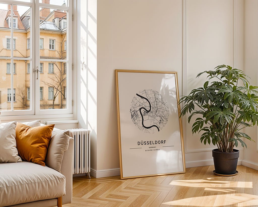 Düsseldorf City Map