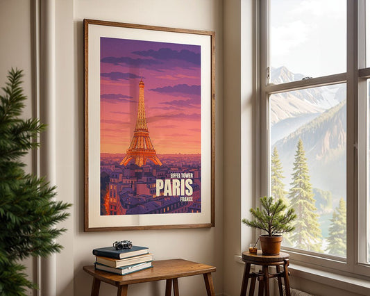 Eiffel Tower at Dusk