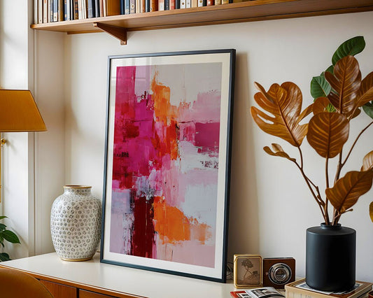 Electric Terrain Pink & Orange