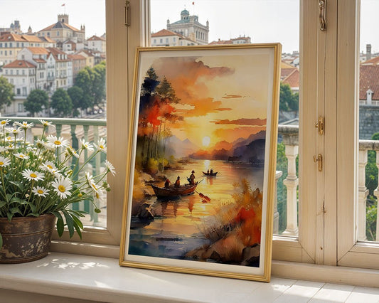 Far Eastern River At Dawn