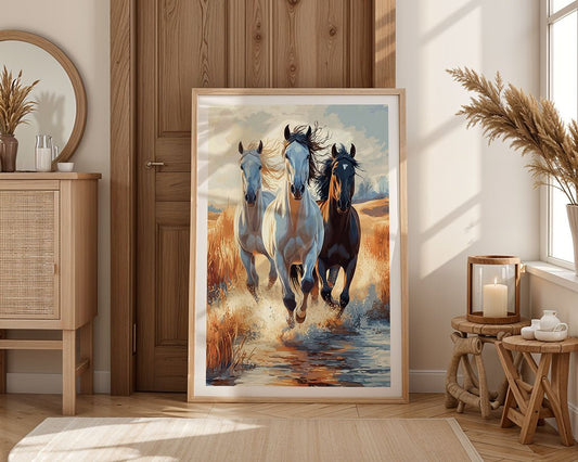Galloping Trio Horse
