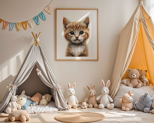 Ginger Kitten Wall Art