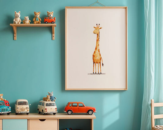 Giraffe Tall and Gentle