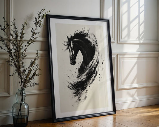 Ink Flow Horse
