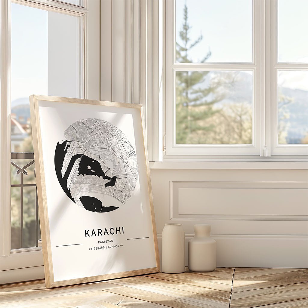 Karachi City Map
