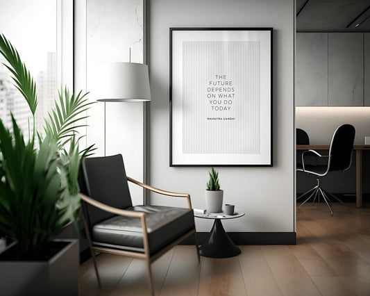 Mahatma Gandhi - The Future Depends on What You Do Today