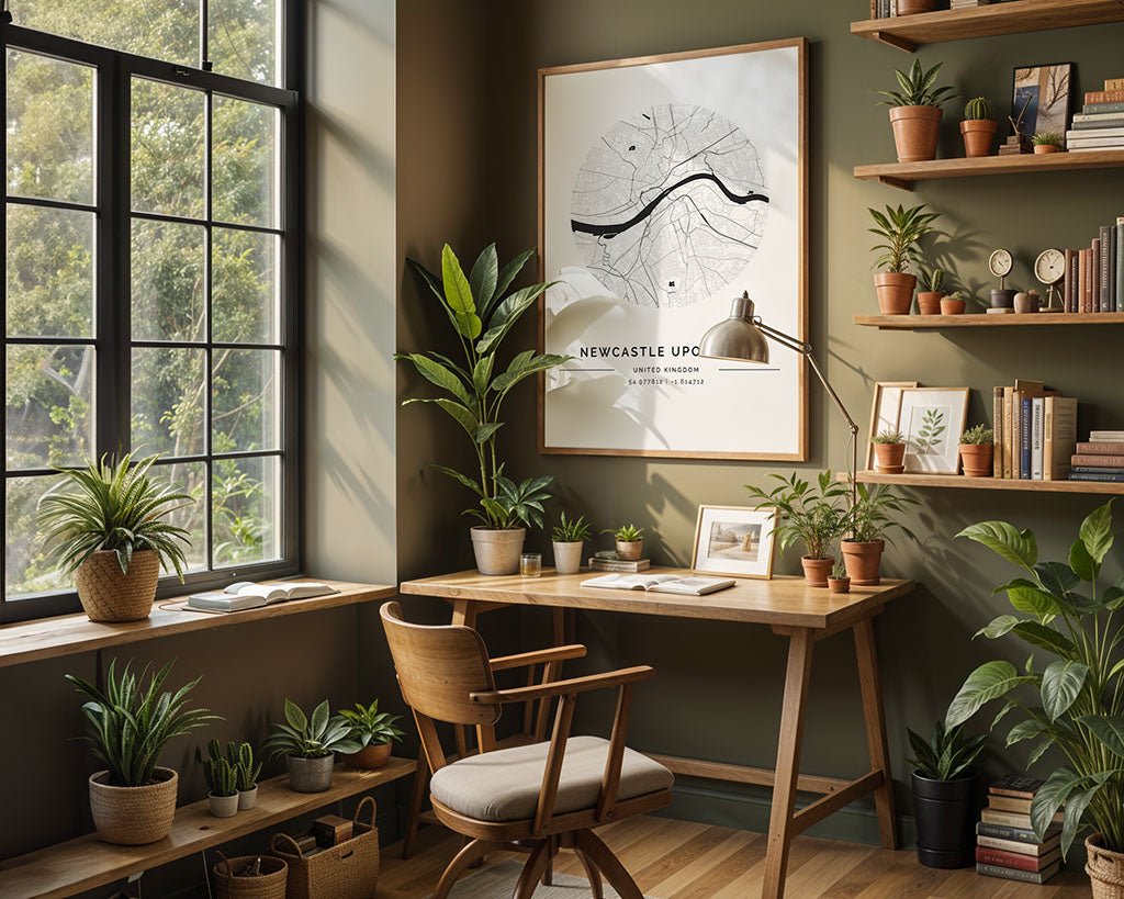 Newcastle upon Tyne City Map