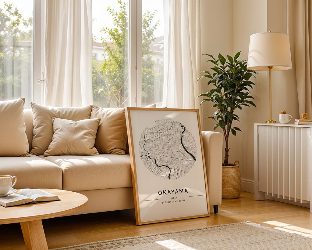 Okayama CIty Map