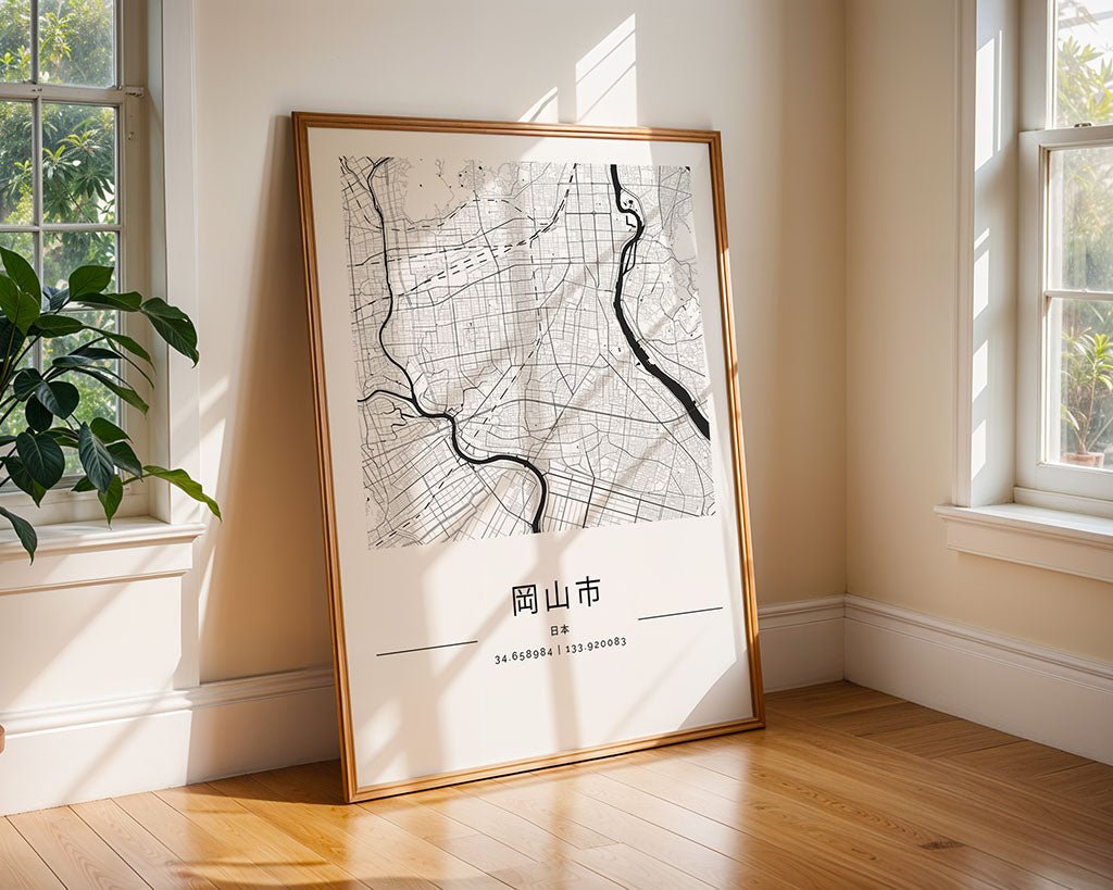 Okayama CIty Map