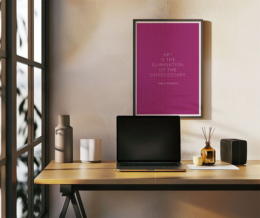 Pablo Picasso - Art is the Elimination of the Unnecessary