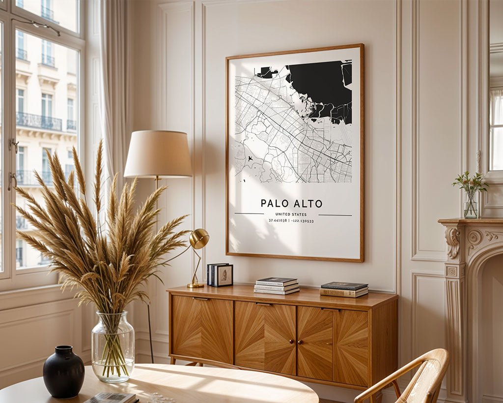 Palo Alto City Map