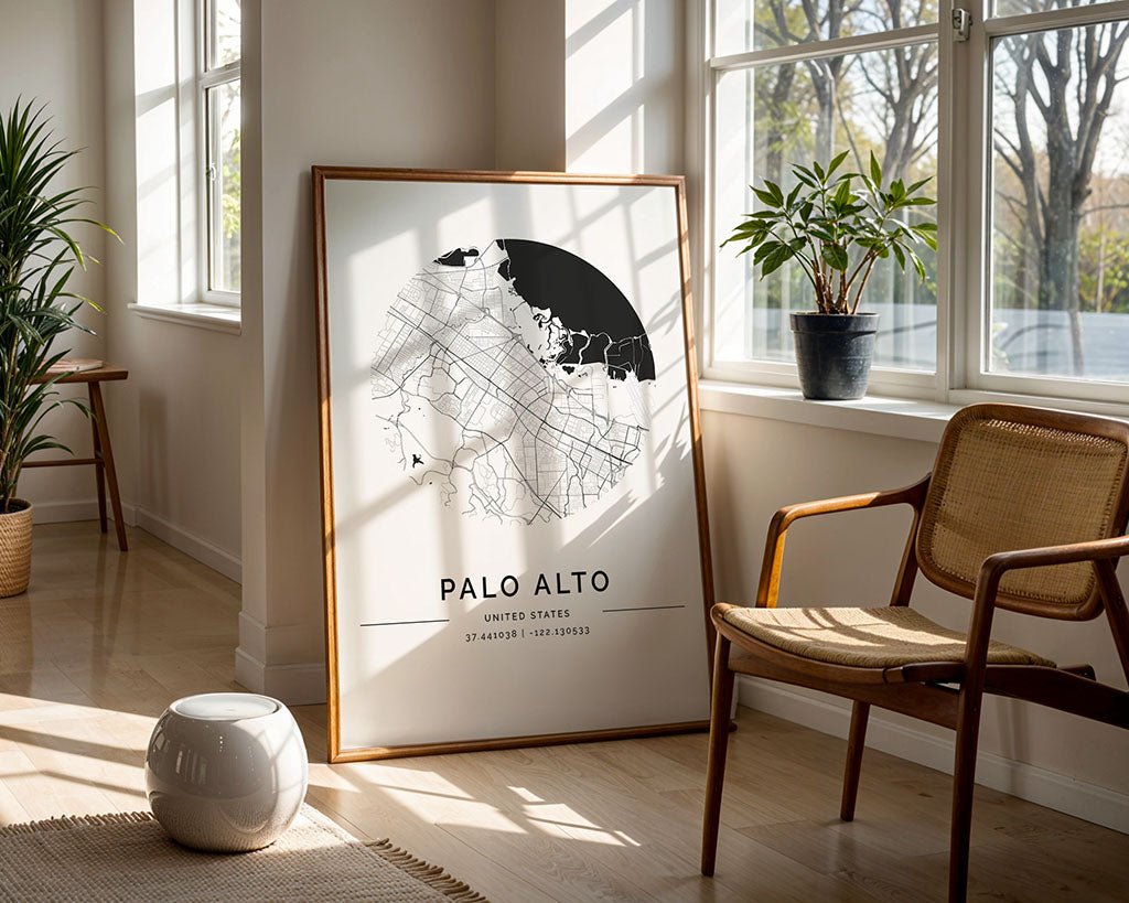 Palo Alto City Map