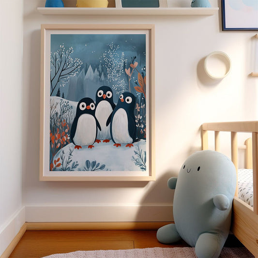 Penguin Pals Wall Art