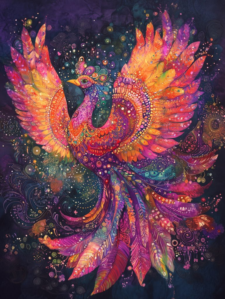 Radiant Phoenix Wall Art