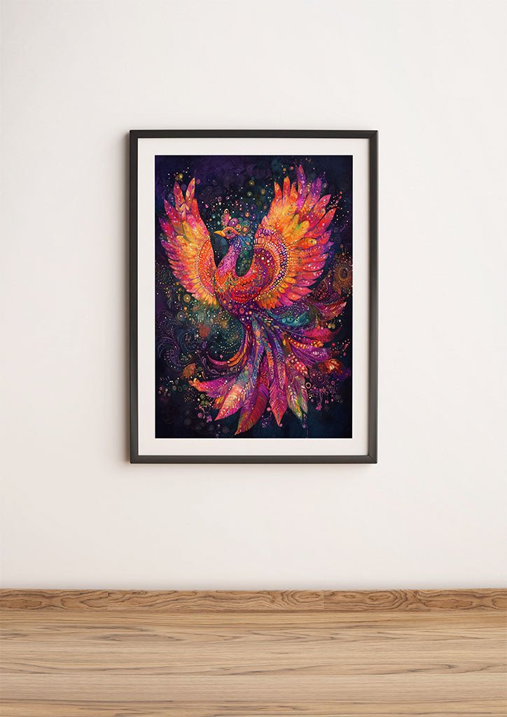 Radiant Phoenix Wall Art