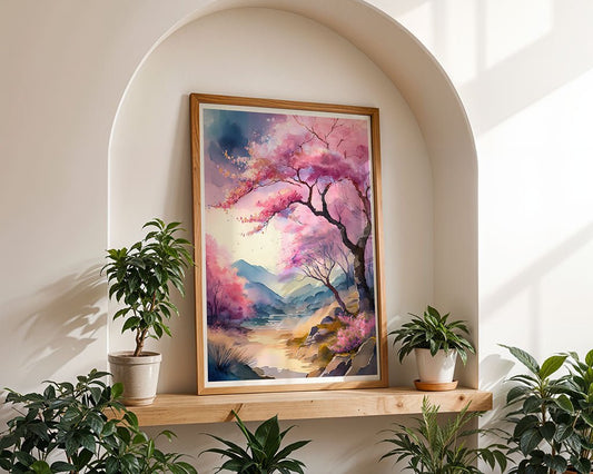 River Among The Cherry Blossoms