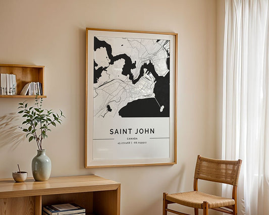 Saint John City Map