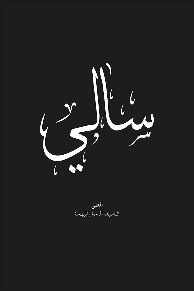 Sally Arabic Calligraphy Wall Art by FN Prints