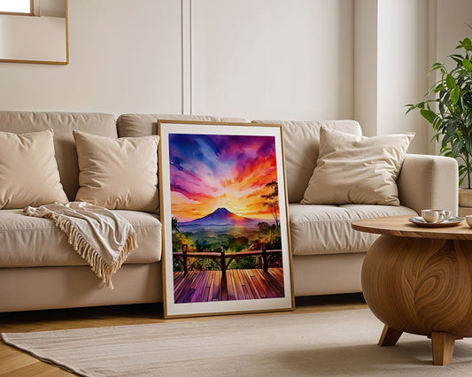 Sunrise over Mount Agung