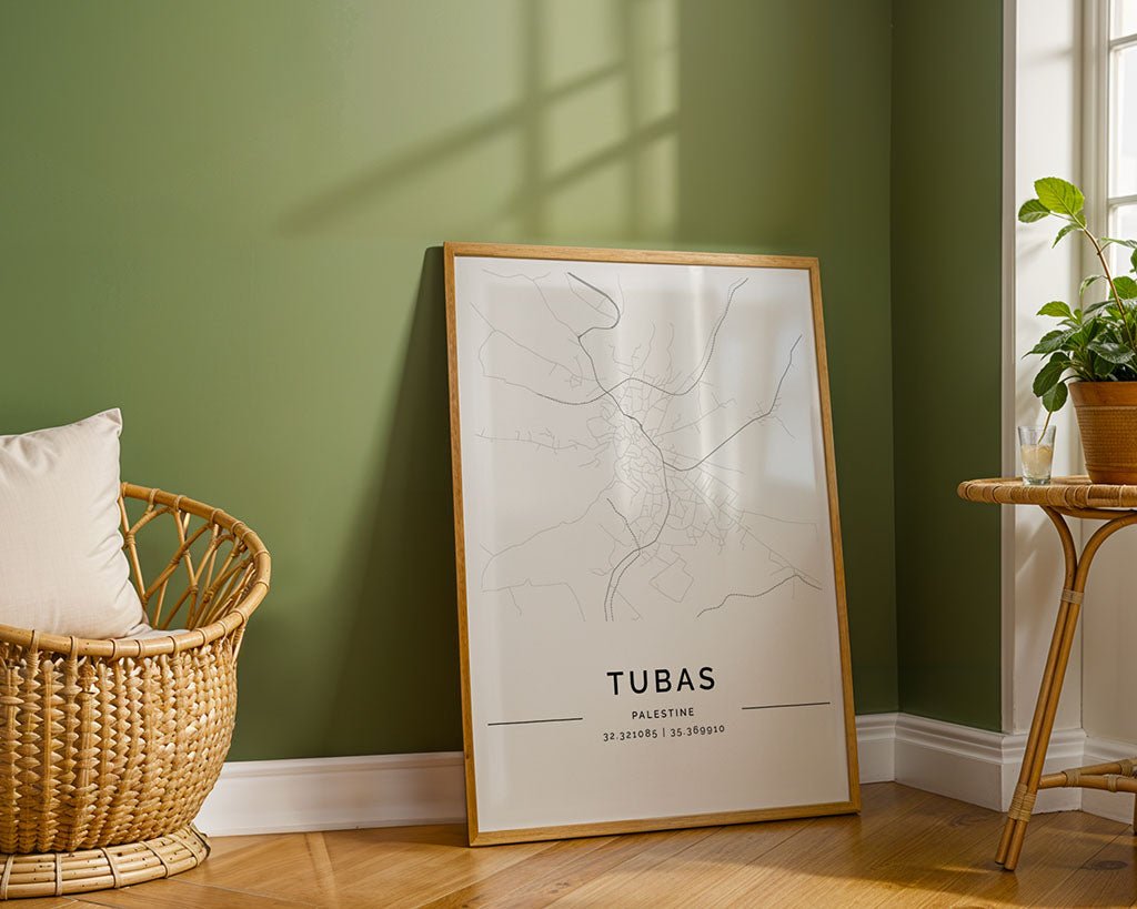 Tubas City Map