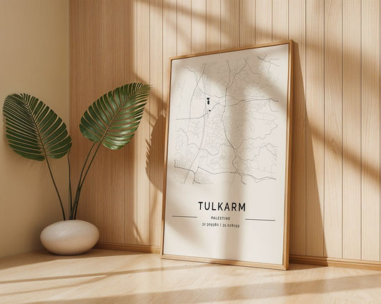 Tulkarm City Map