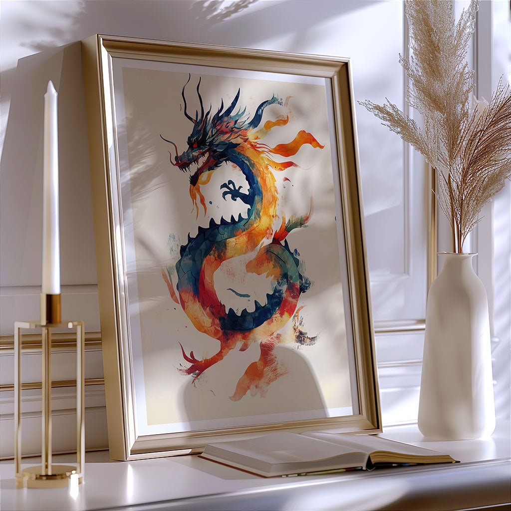 Watercolor Dragon