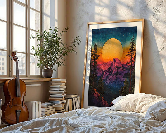 Yosemite Sunset Wall Art