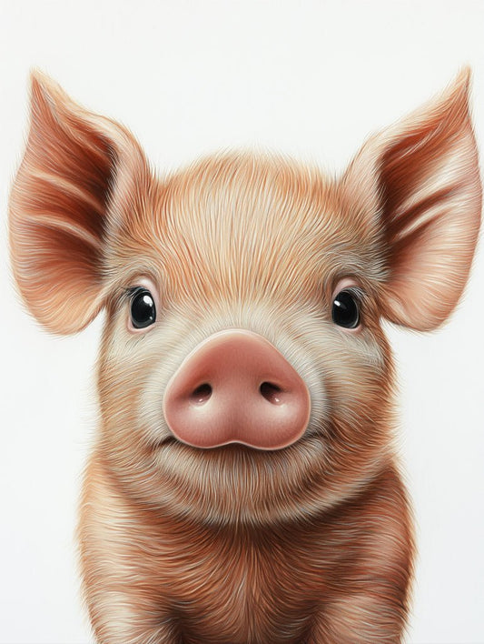 Adorable Baby Pig Wall Art
