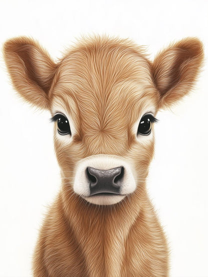 Baby Calf Wall Art