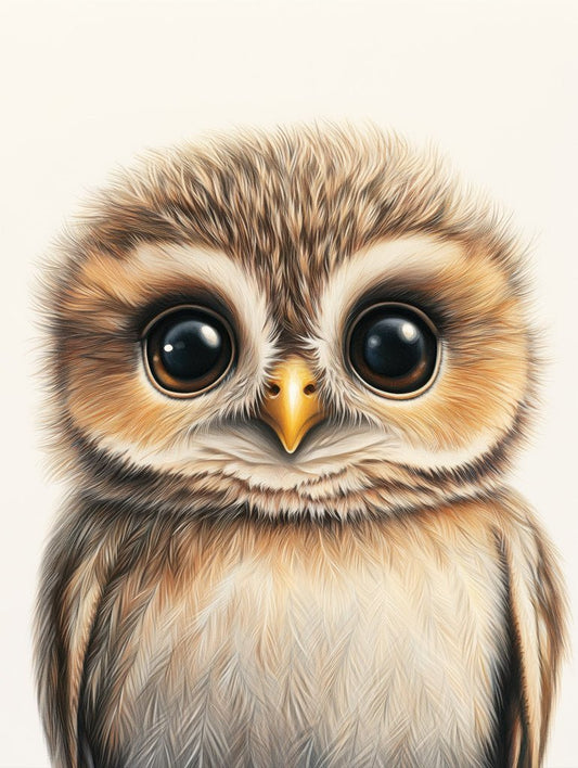 Baby Owl Wall Art