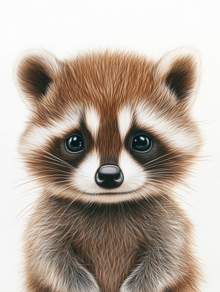 Baby Raccoon Wall Art