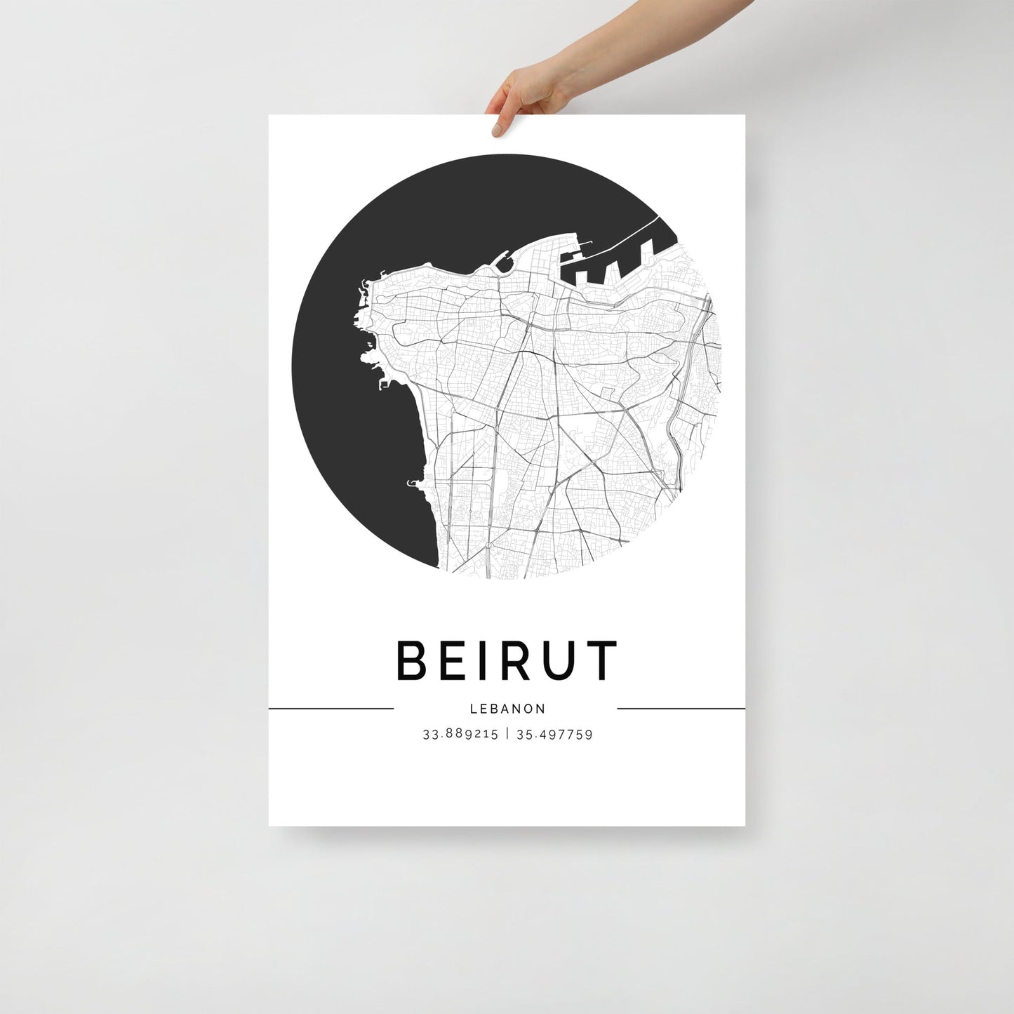 Beirut City Map