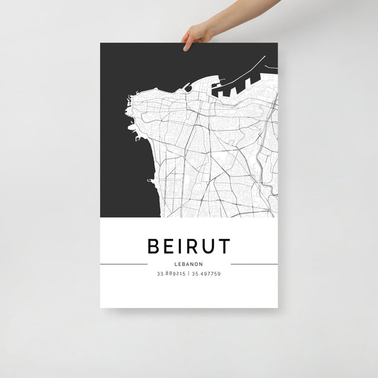 Beirut City Map