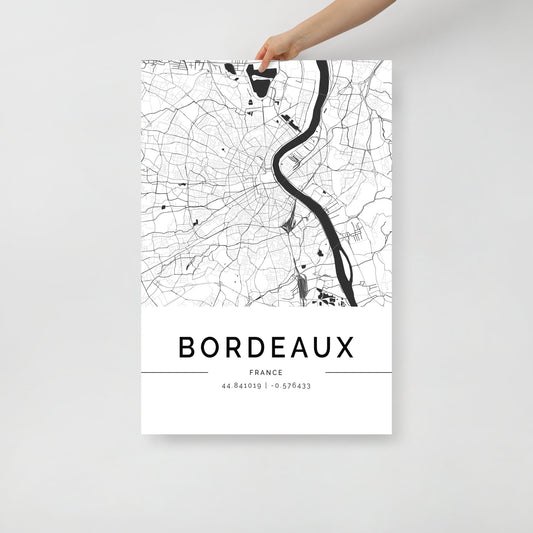 Bordeaux City Map