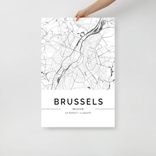 Brussels City Map