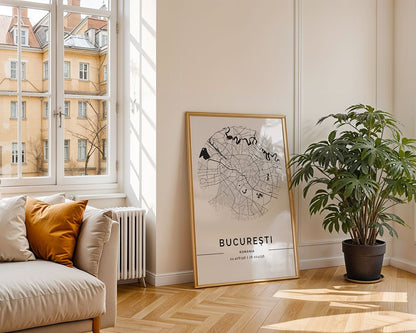 Bucharest City Map